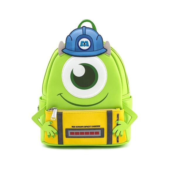 Handbags - 9399 Disney Monsters Inc Mike Wazowski Scare Cosplay Double Strap Shoulder